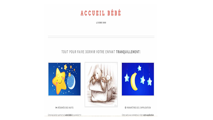 Projet Berceuse 3000