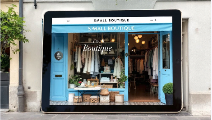 images d'un commerce